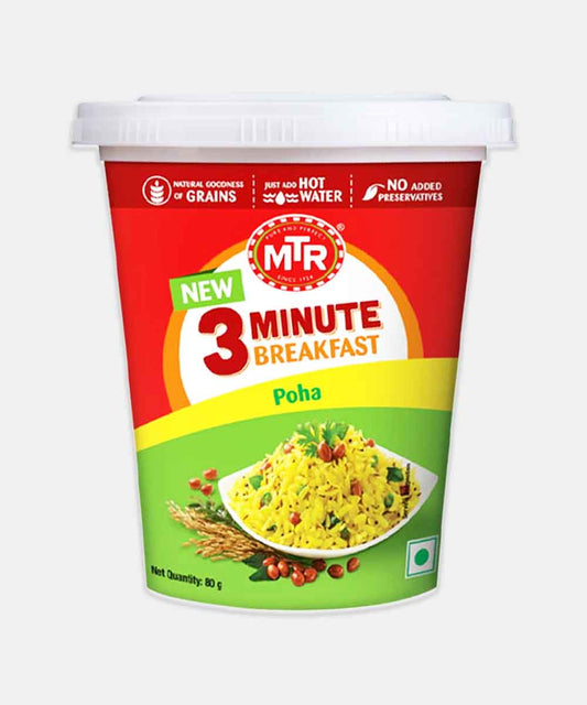 Mtr Poha 3 Minute Breakfast 80 Gm