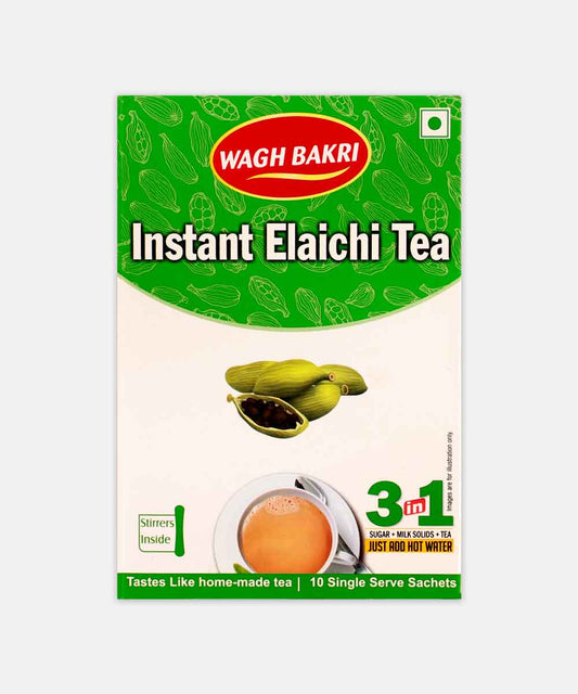 Wagh Bakri Instant Elaichi Tea 10 Sachets 140 Gm