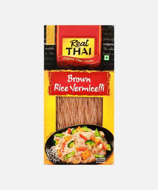 Real Thai Brown Rice Vermicelli 375 Gm