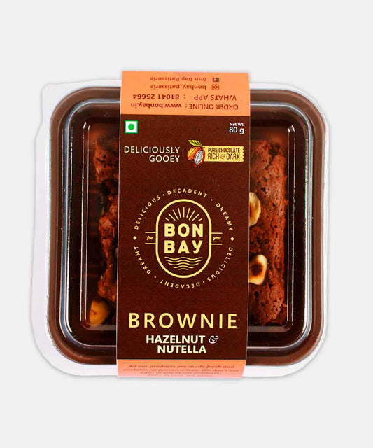Bon Bay Hazelnut Nutella Brownie 80 Gm