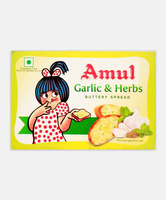 Amul Garlic & Herbs Butter 100 Gm
