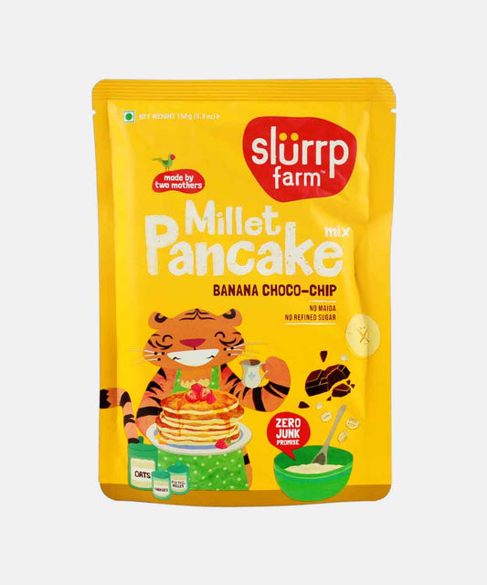 Slurrp Farm Millet Pancake Banana Choco-Chip 150 Gm