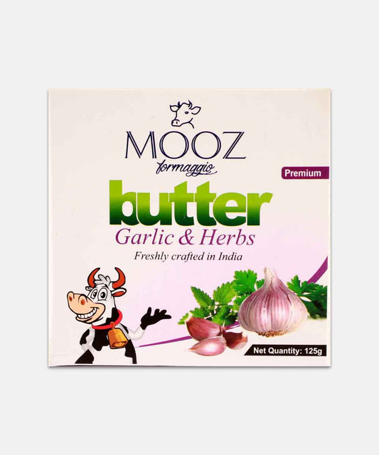 Mooz Garlic & Herbs Butter 125 Gm