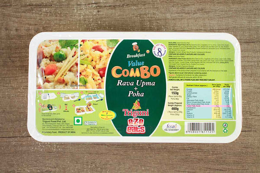 Eze Eats Combo Rava Upma And Poha 460 Gm