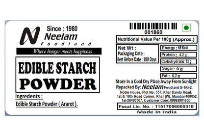 edible corn starch powder/arrowroot powder 250