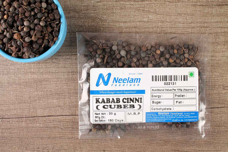KABAB CHINI/CUBEB TAILED PEPPER 20 GM
