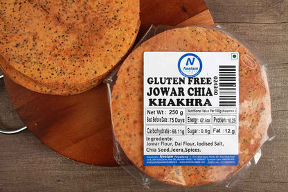 gluten free jowari chia seed khakhra 250