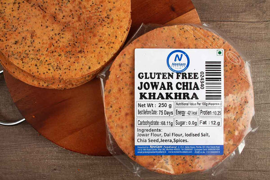 gluten free jowari chia seed khakhra 250