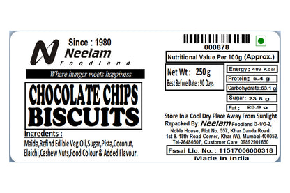 chocolate chips biscuits 200
