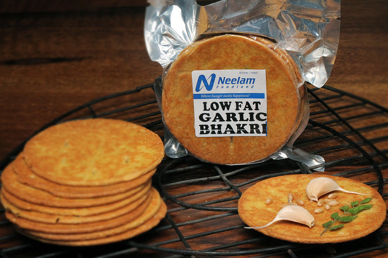 LOW FAT WHEAT GARLIC BHAKRI