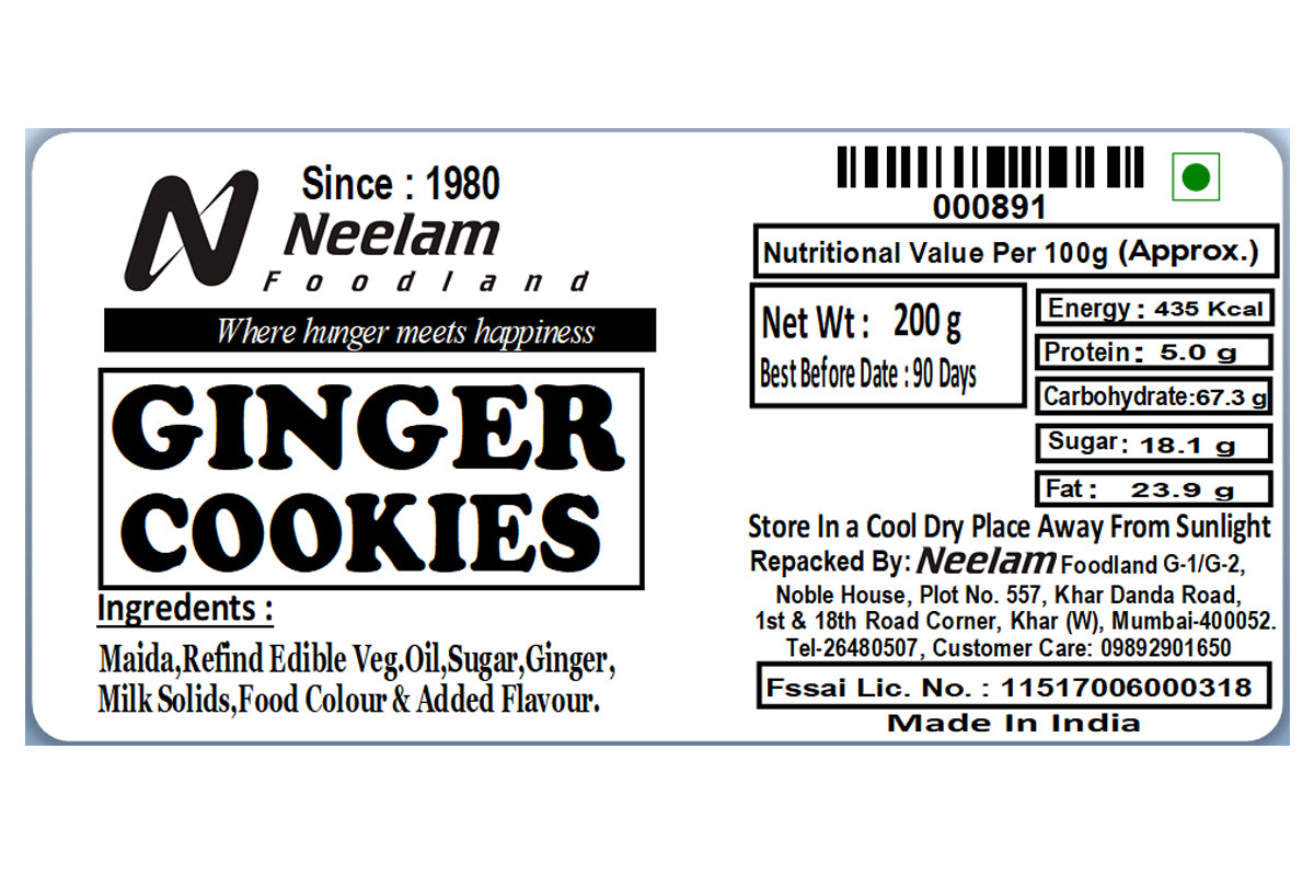 ginger cookies 200