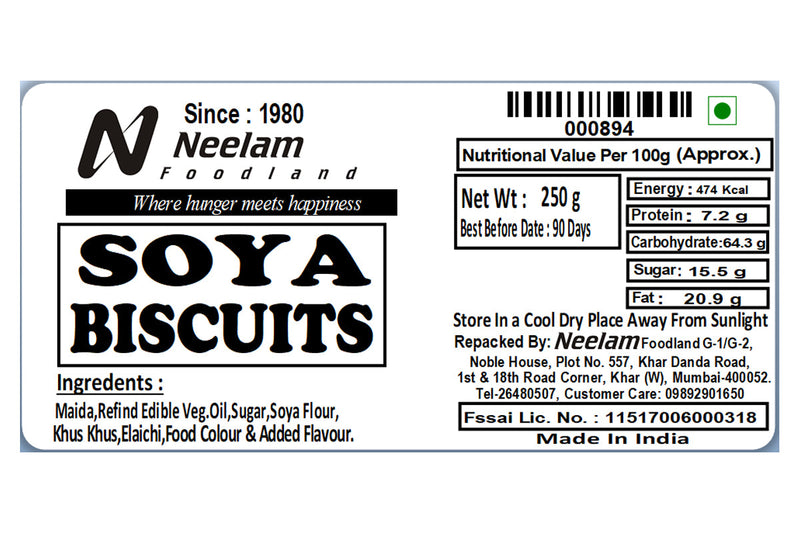 SOYA BISCUITS