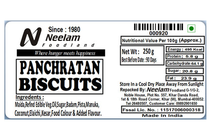 panchratan biscuits 250