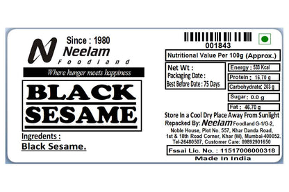black sesame seeds 100