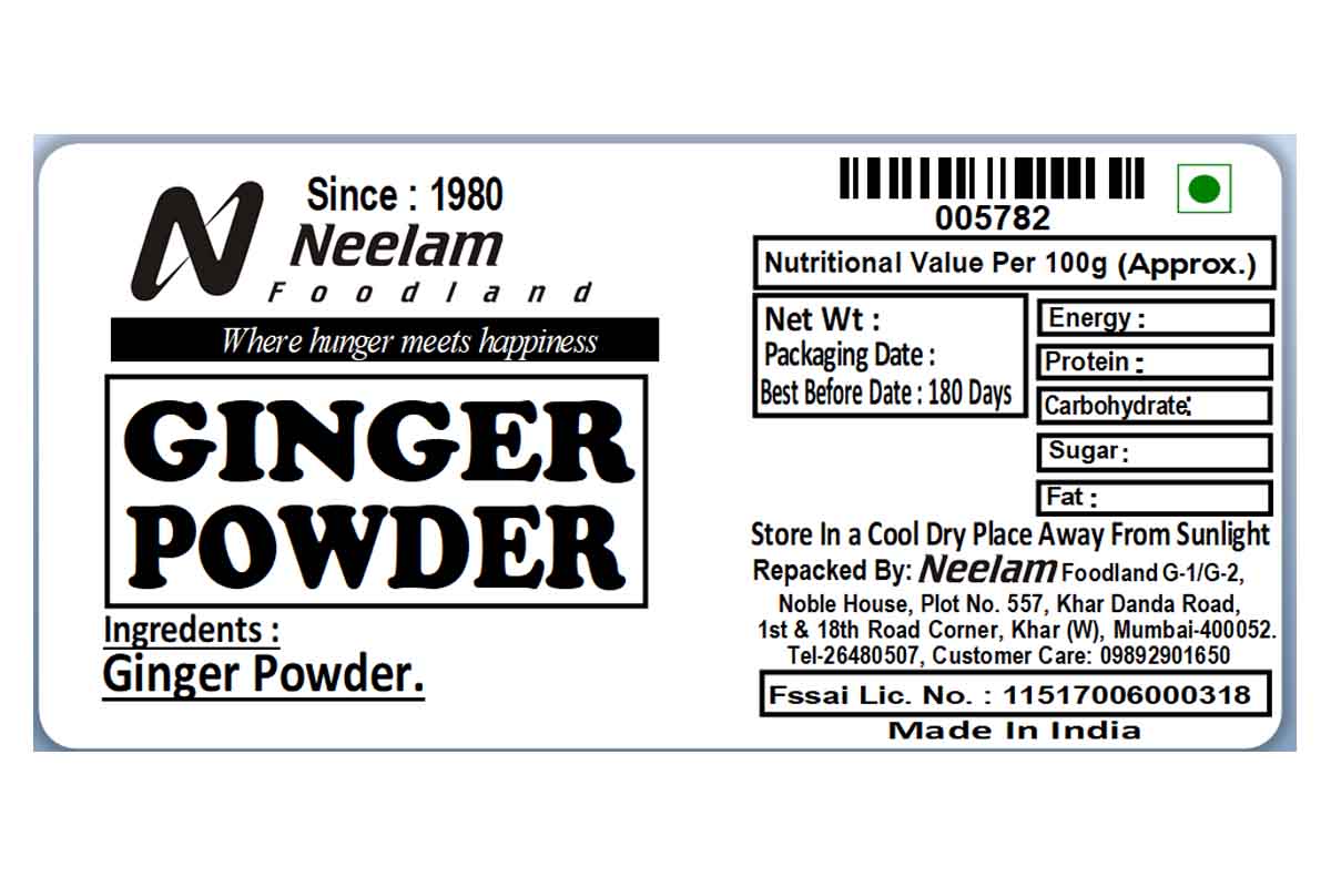 ginger powder 100