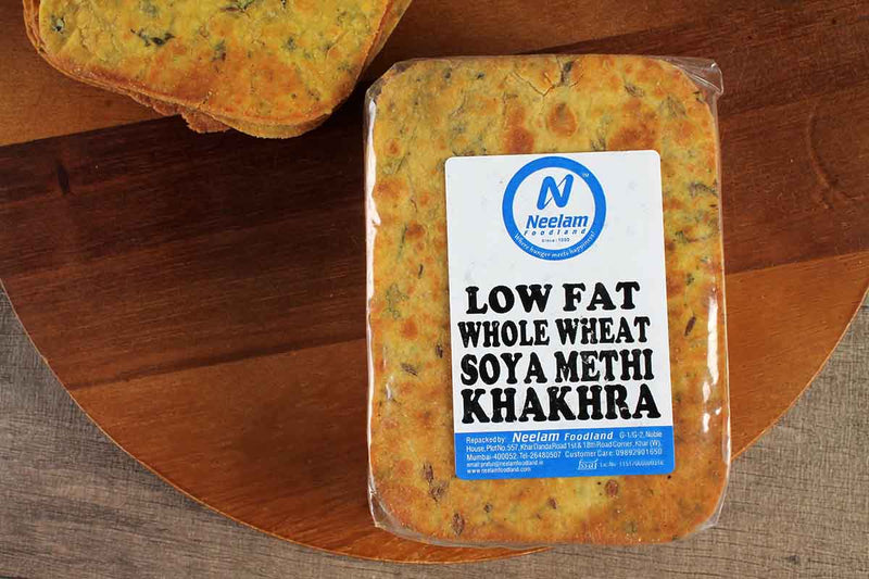 LOW FAT WHOLE WHEAT SOYA METHI KHAKHRA