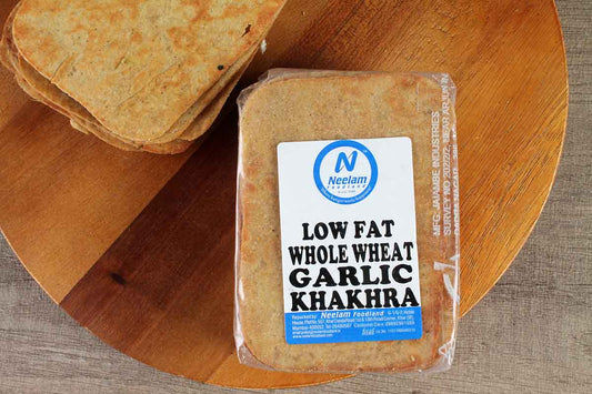 whole wheat garlic mobile khakhra 200 gm