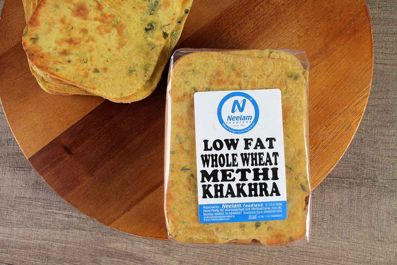 LOW FAT WHOLE WHEAT METHI KHAKHRA MOBILE