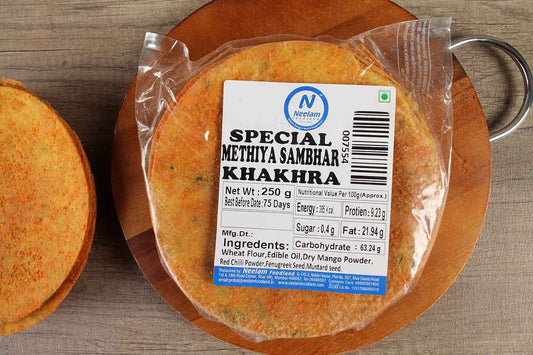 whole wheat methiya sambhar khakhra 250 gm