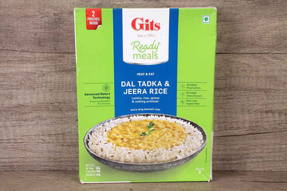 gits dal tadka and jeera rice ready meals 375