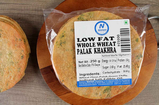 whole wheat palak khakhra 250 gm