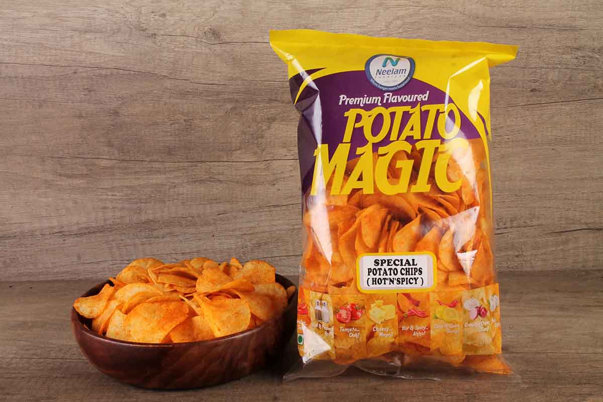 potato chips hot n spicy 200