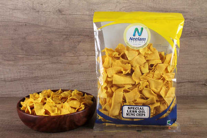 less oil moong dal chips 200