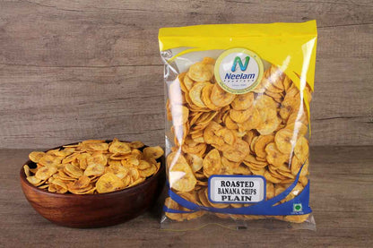roasted banana chips salted 200