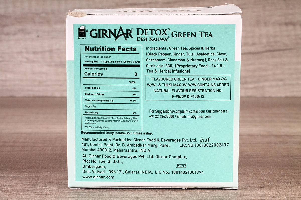 girnar detox desi kahwa green tea 25