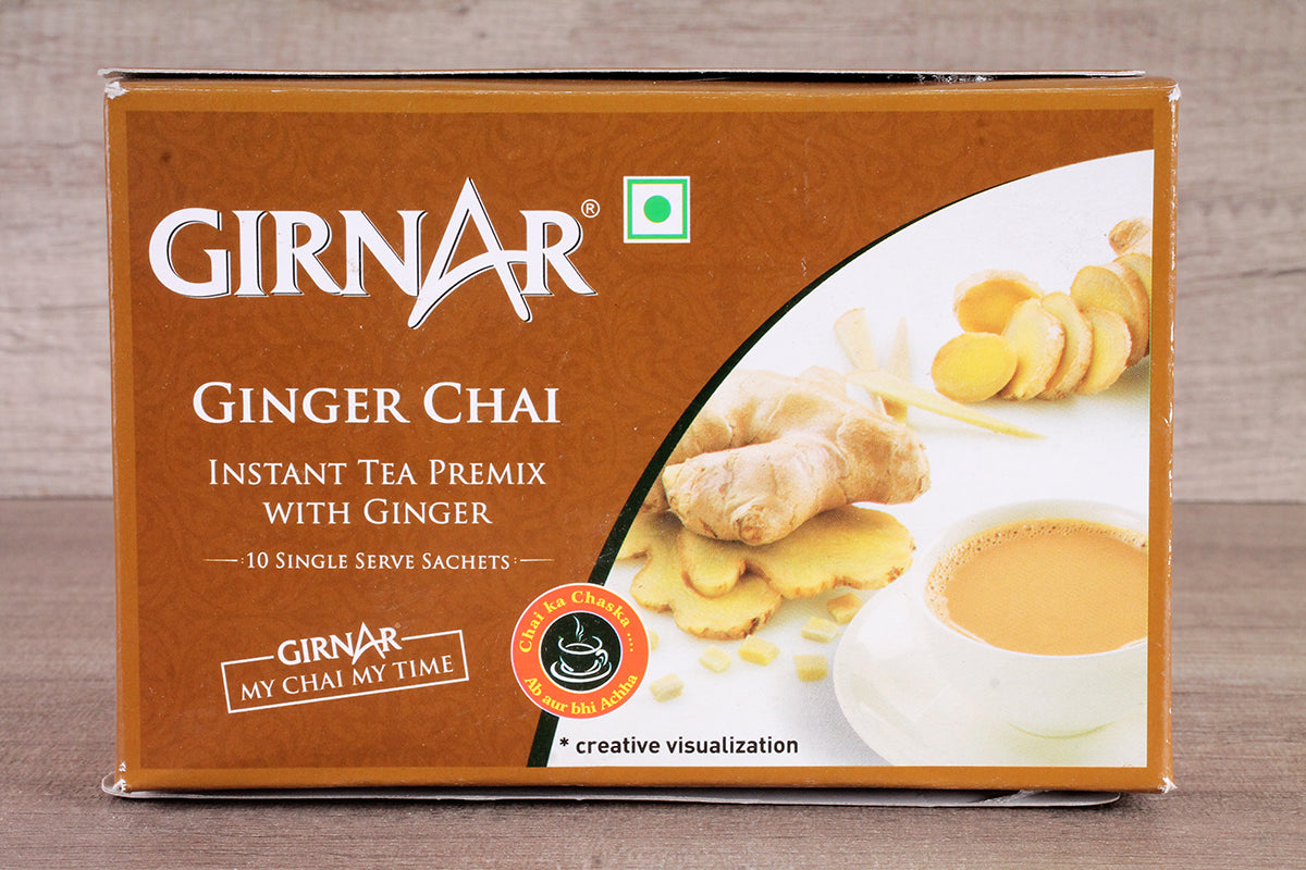 girnar ginger instant premix chai 140 gm 10 sachets