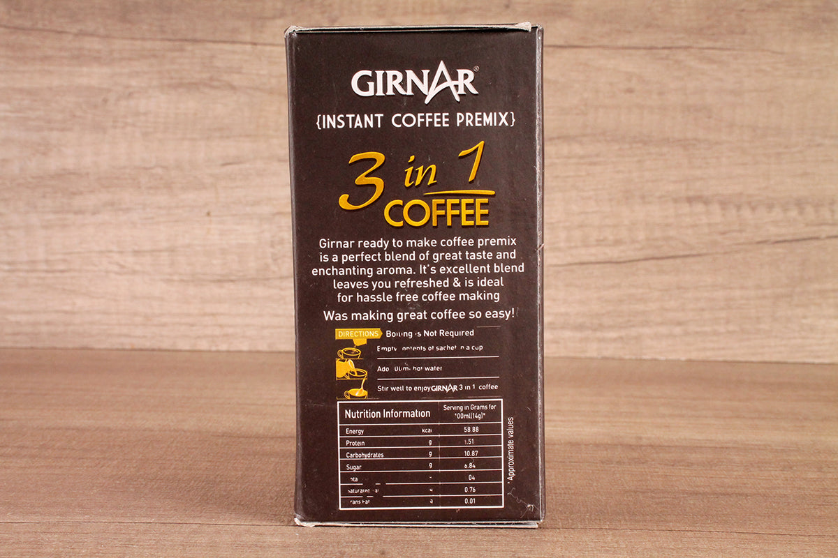 girnar 3 in 1 instant premix coffee 10 ba