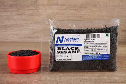 black sesame seeds 100