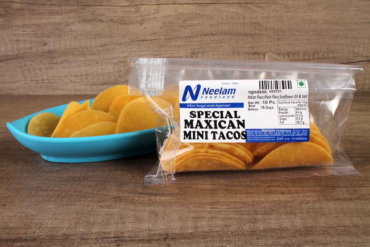 mexican mini tacos shell 10 pc 50
