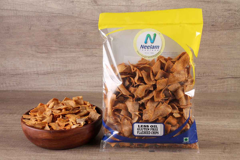 LESS OIL FLAXSEED CHIPS