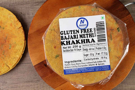 gluten free bajri methi khakhra 250