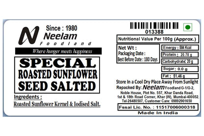 roasted salted sunflower seeds 90
