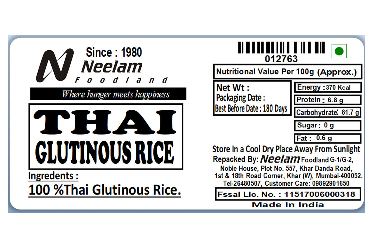 thai glutinous rice 500